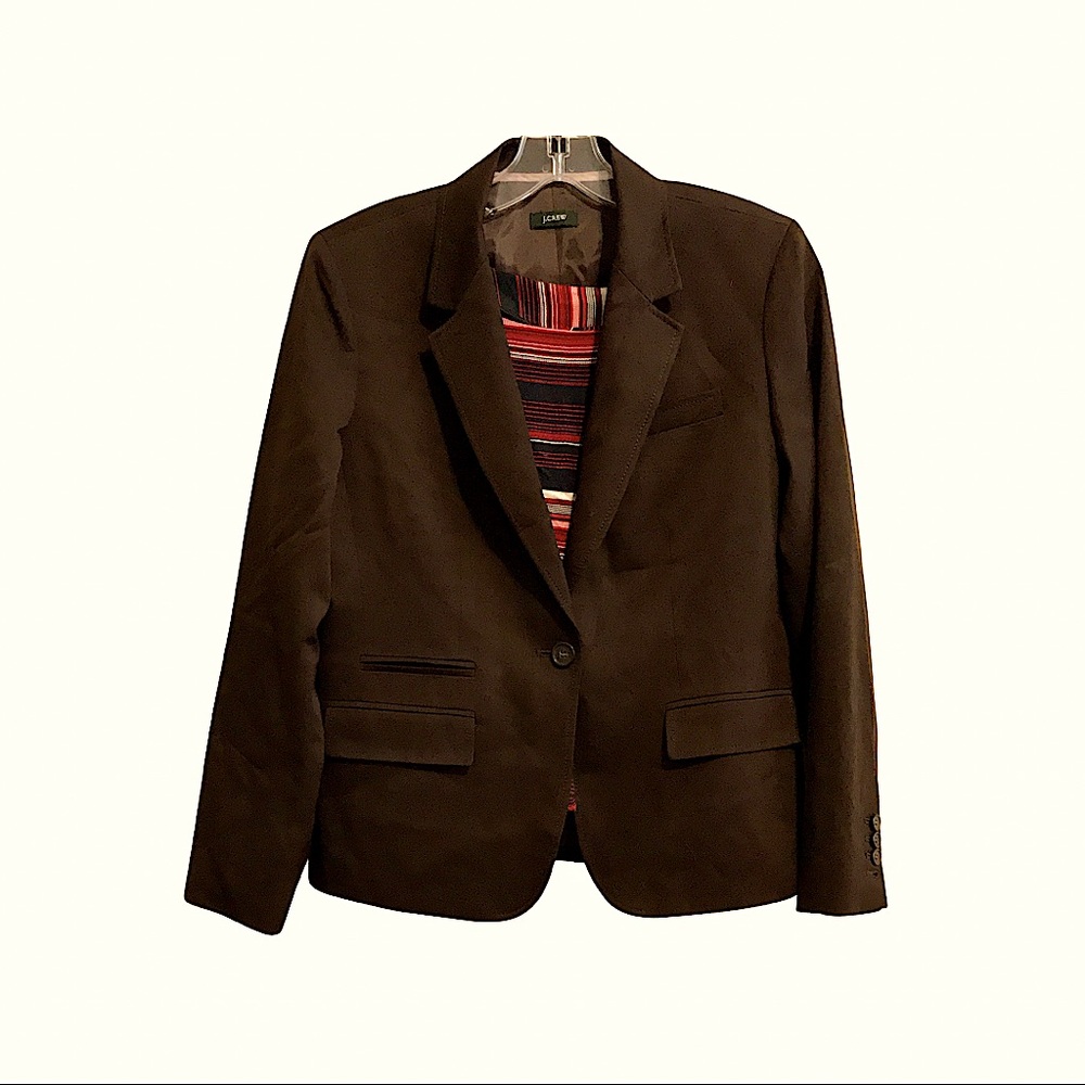 J. Crew Y2K Boxy Single Button Blazer